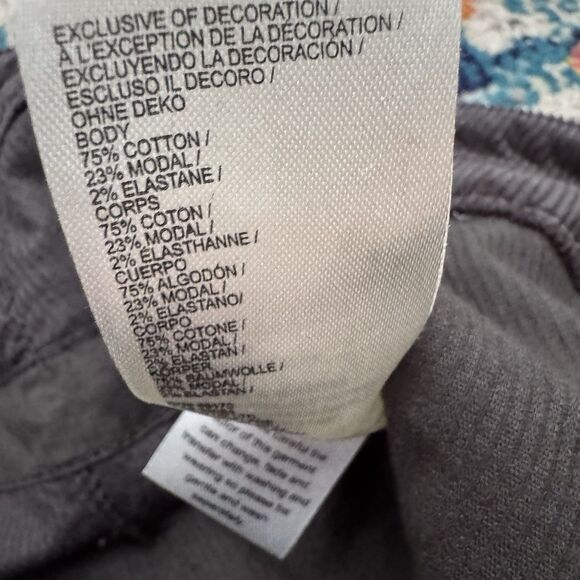 ANTHROPOLOGIE Pilcro Brown Corduroy Straight Leg High Rise Ankle Pants Size 28 - Picture 9 of 9